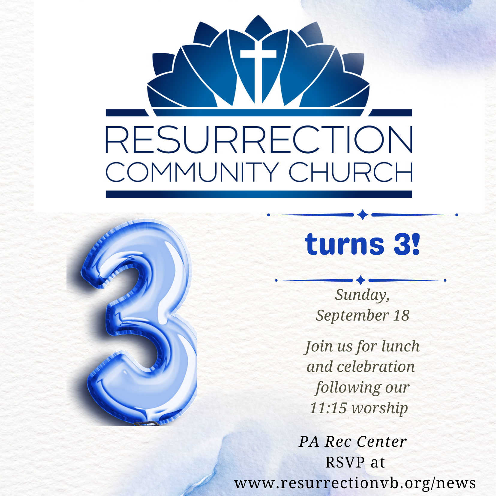 Resurrection Turns 3!