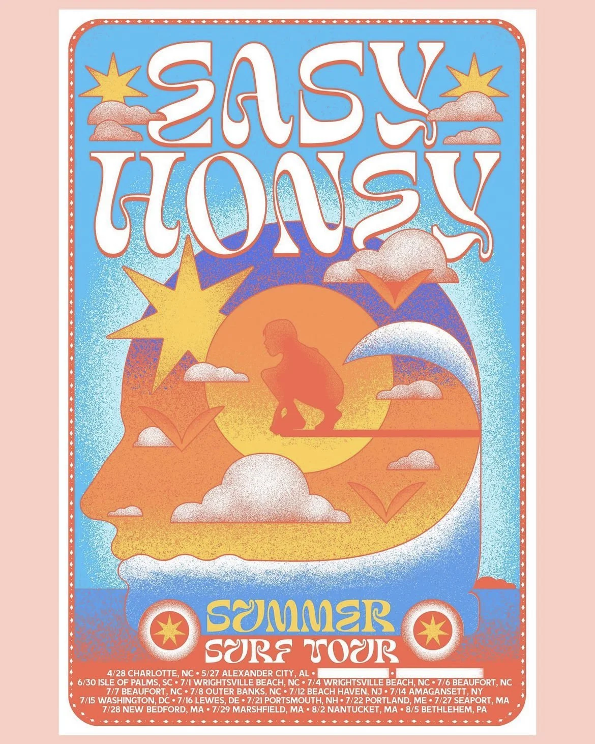 Charleston's Easy Honey to Embark on Summer "Surf Tour"