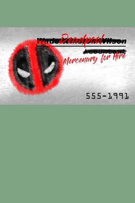 Prop Cards: Deadpool