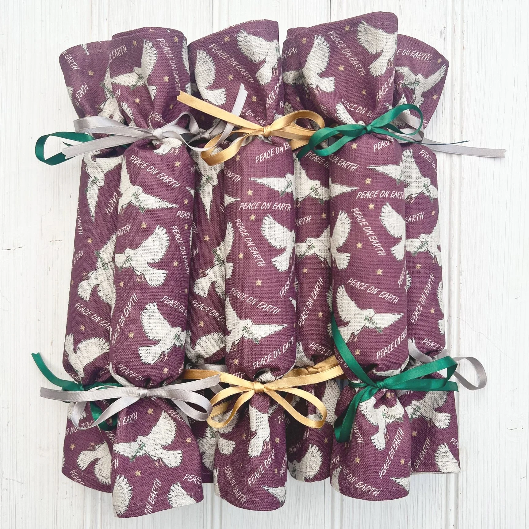Peace O Earth Linen Napkin Crackers