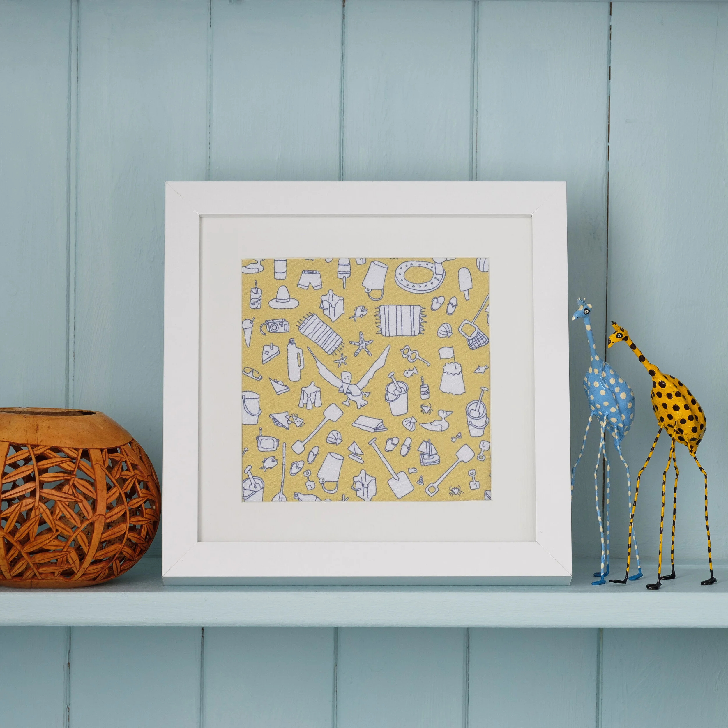 Seaside Fabric Print