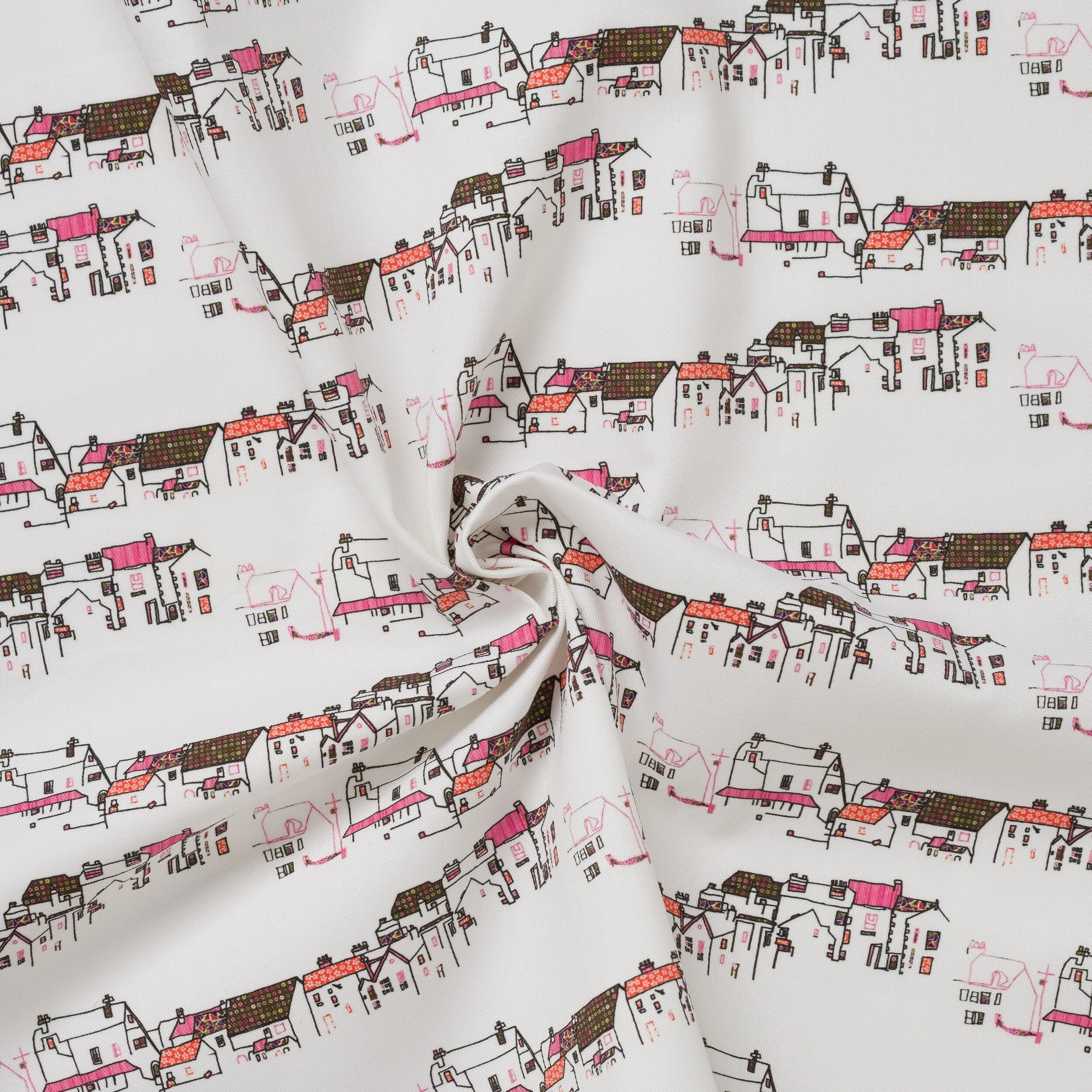 Rooftops Fabric