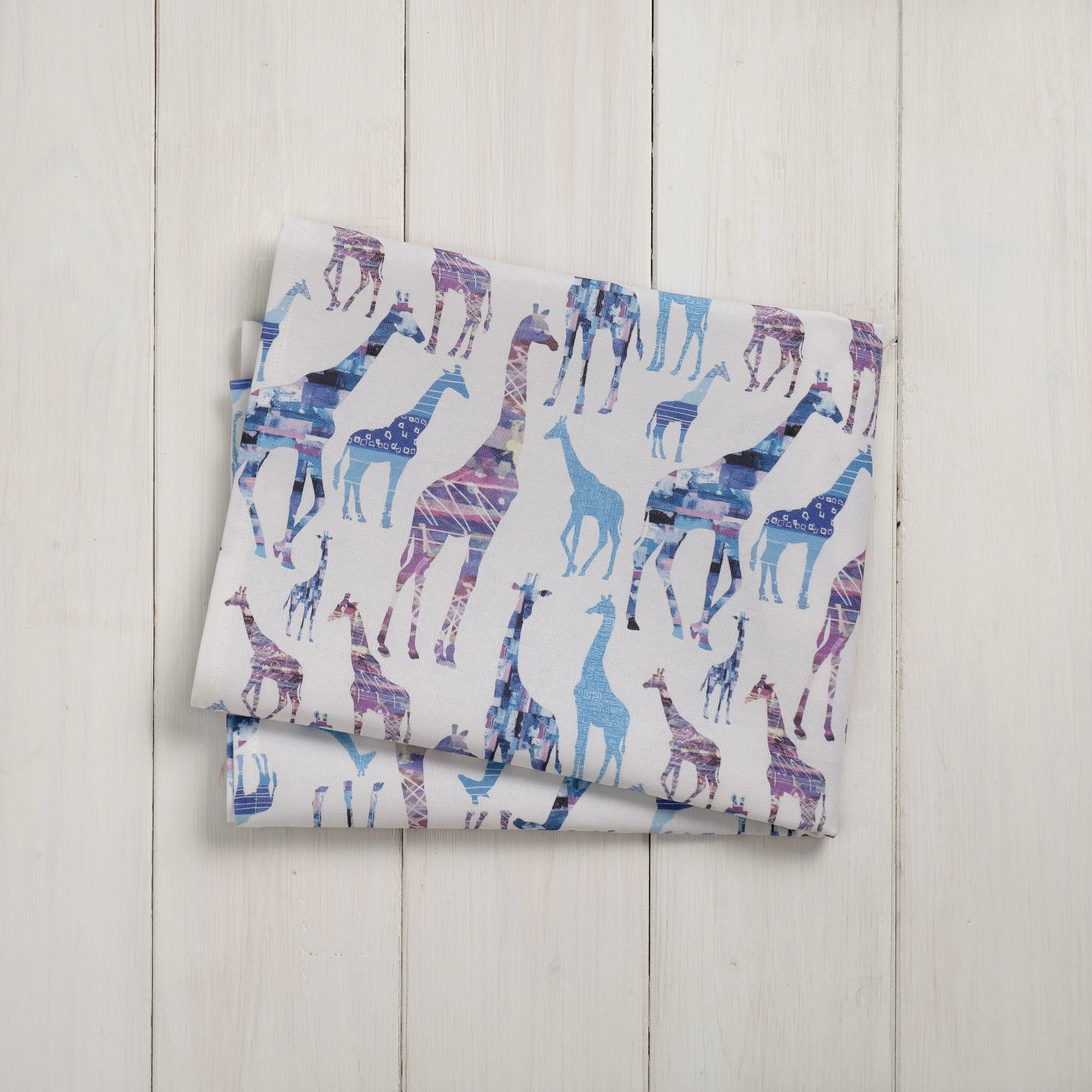 Linen Giraffe Tea Towel