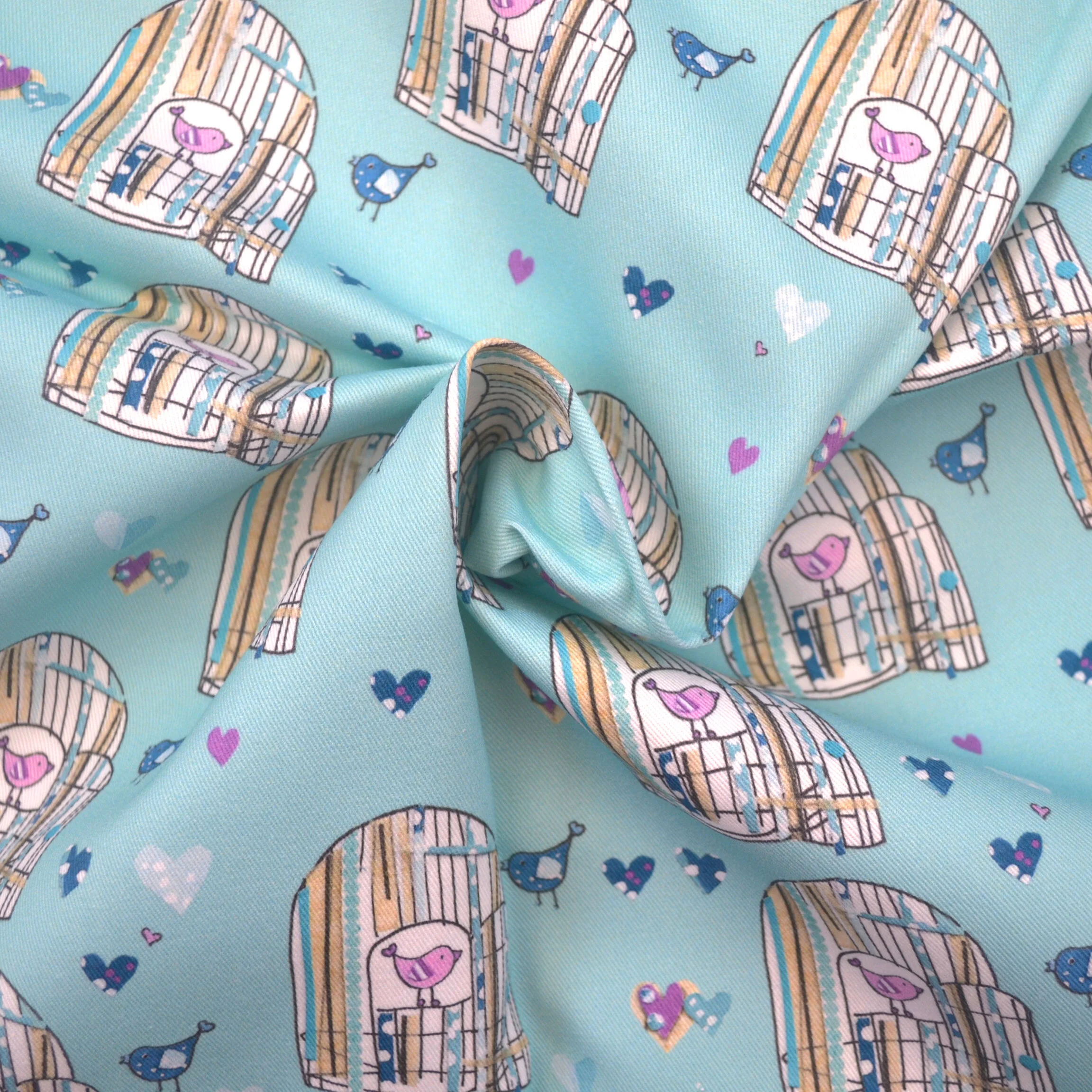 Love Birds Fabric