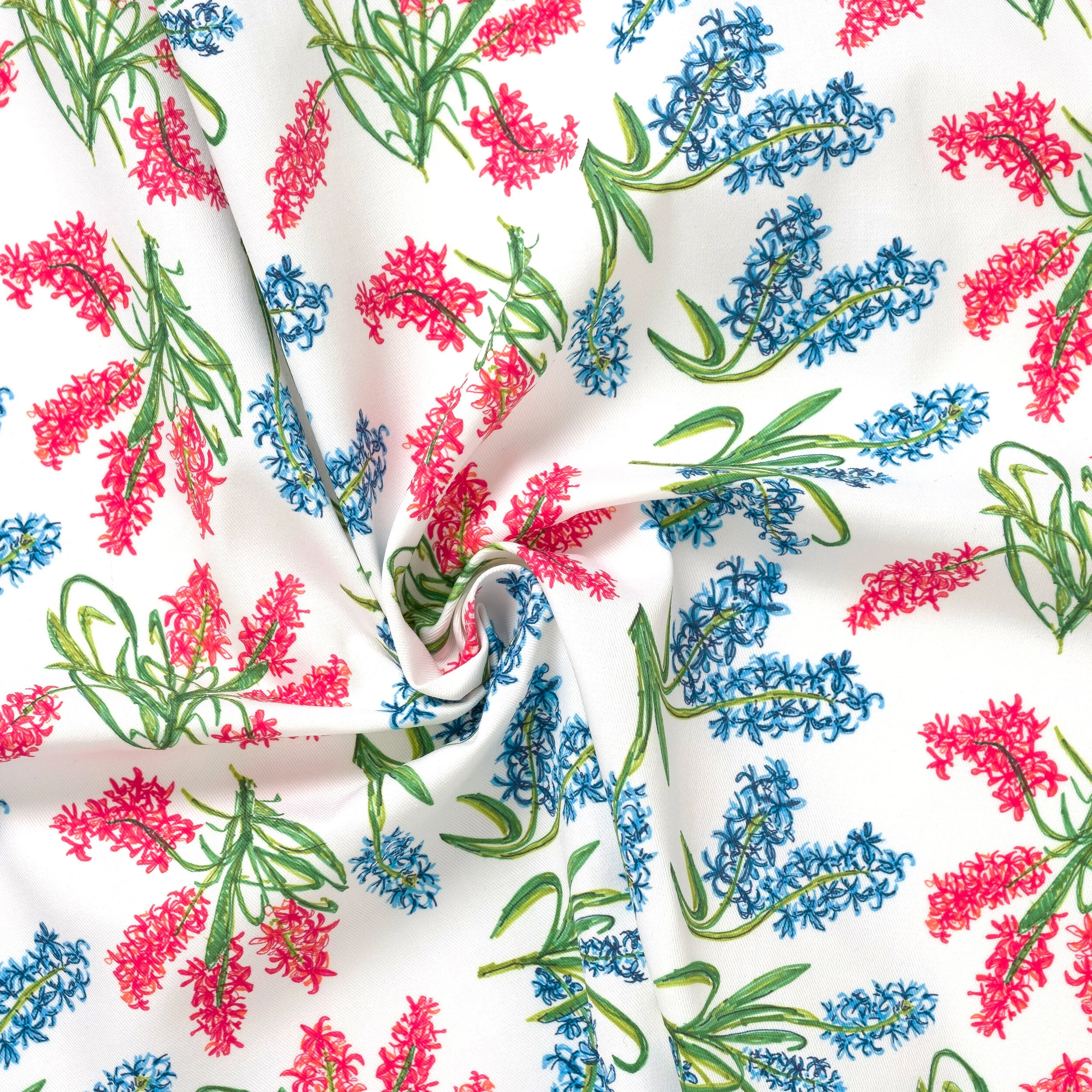 Hyacinths Fabric