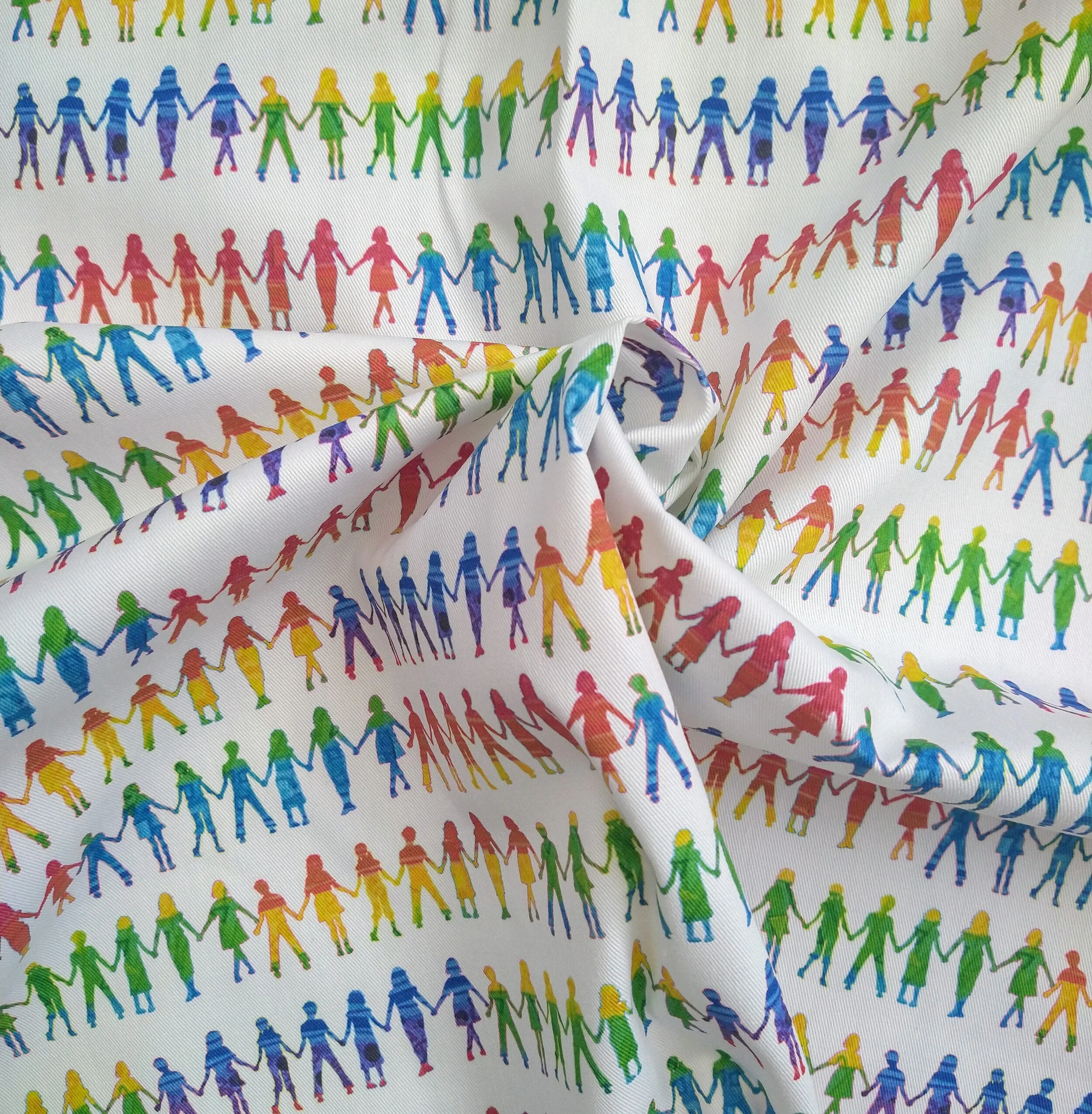 Rainbow Children Fabric