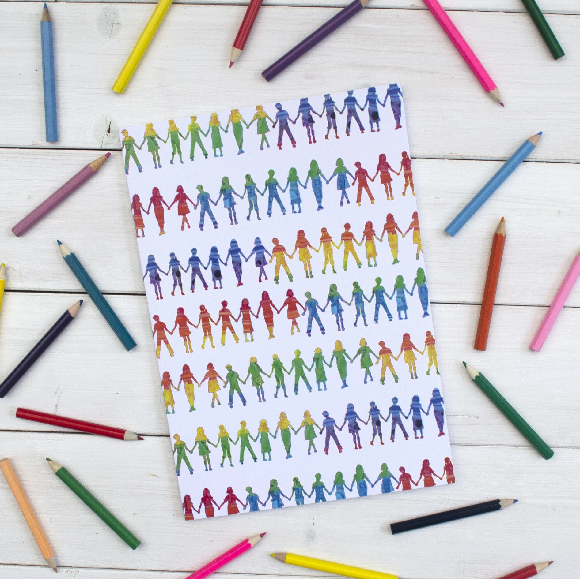 Rainbow Children Journal Drawing Book 