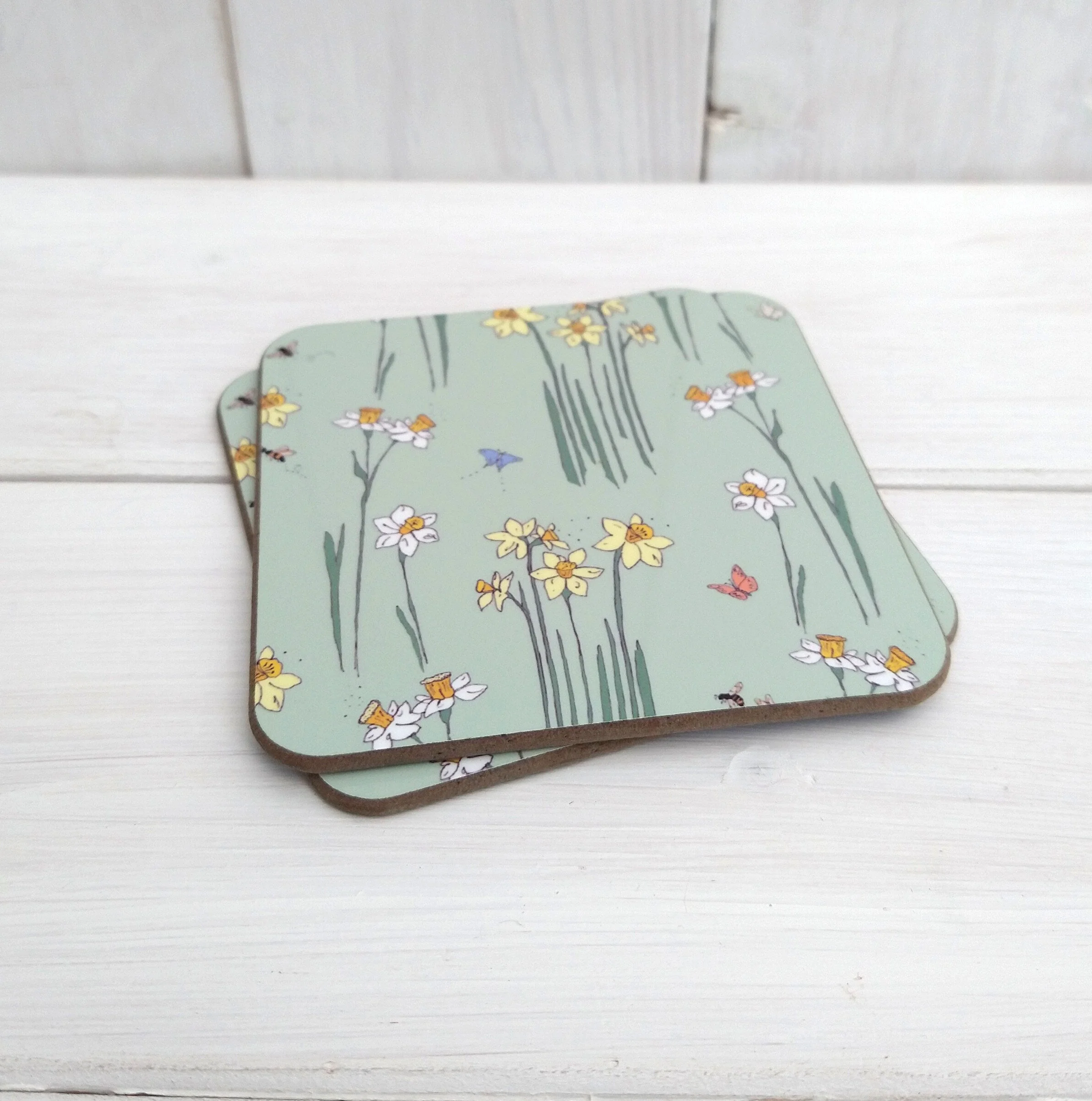 Ditsy Daffodils Coasters