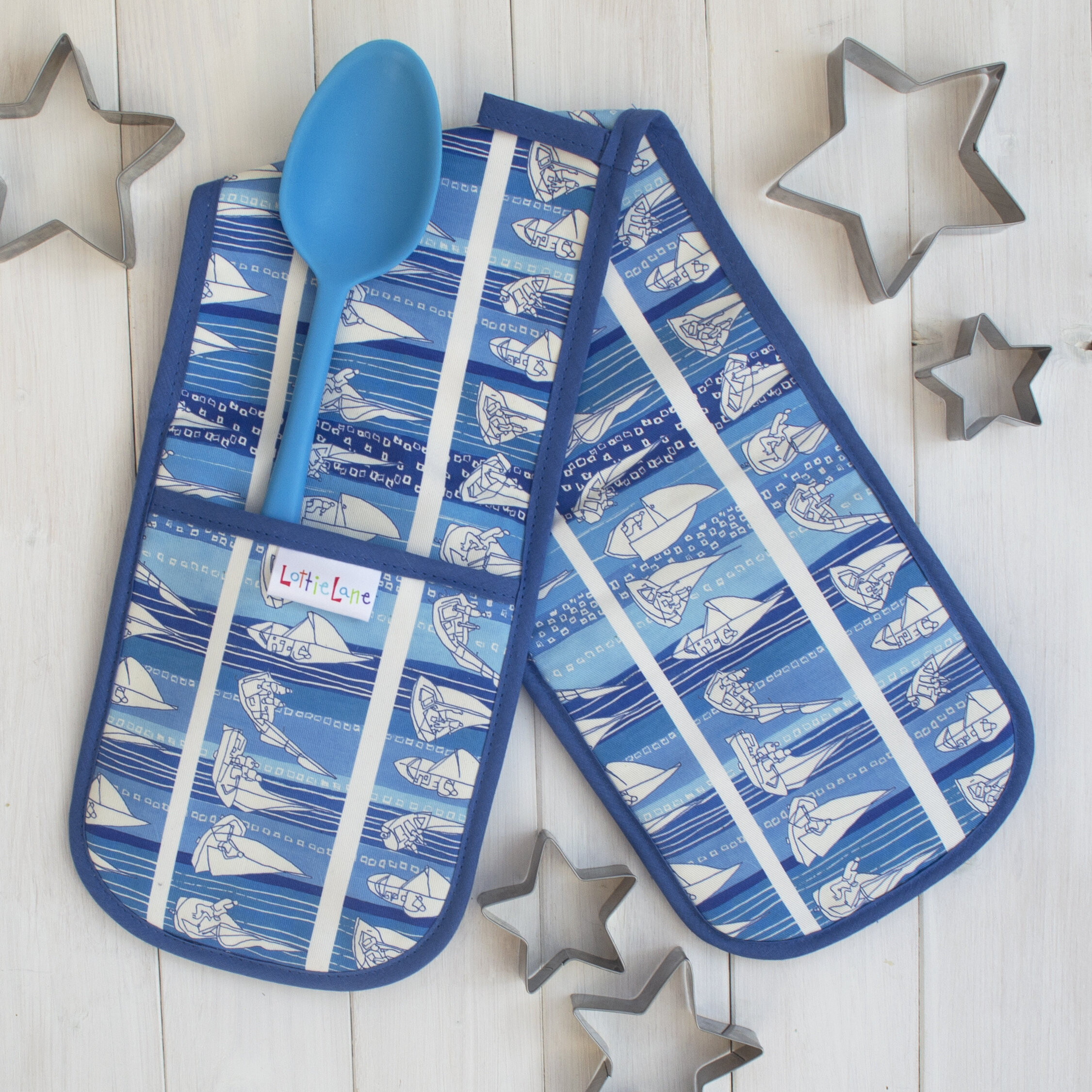 Sailing - Double Oven Gloves