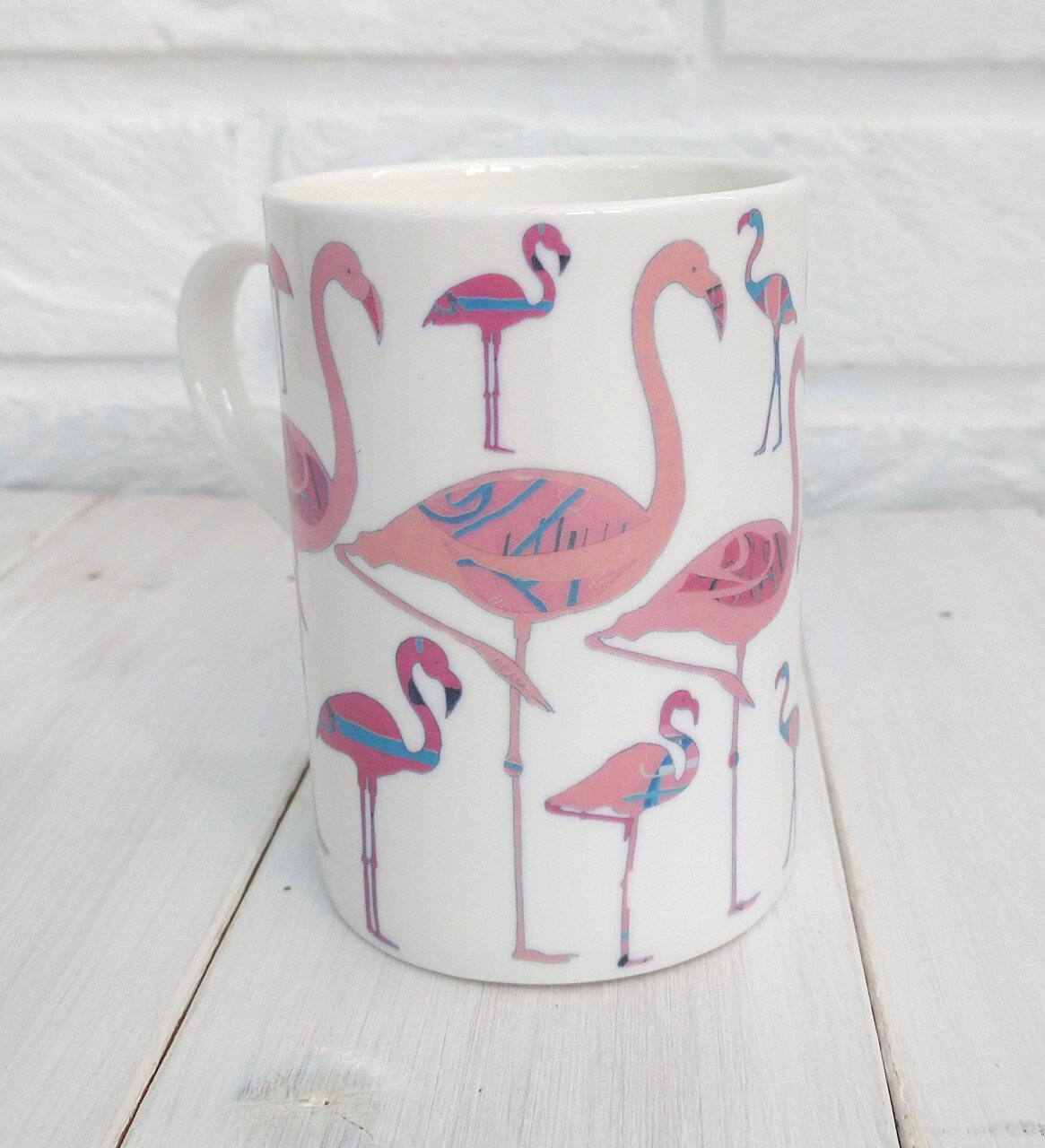 Flamingos Fine China Mug