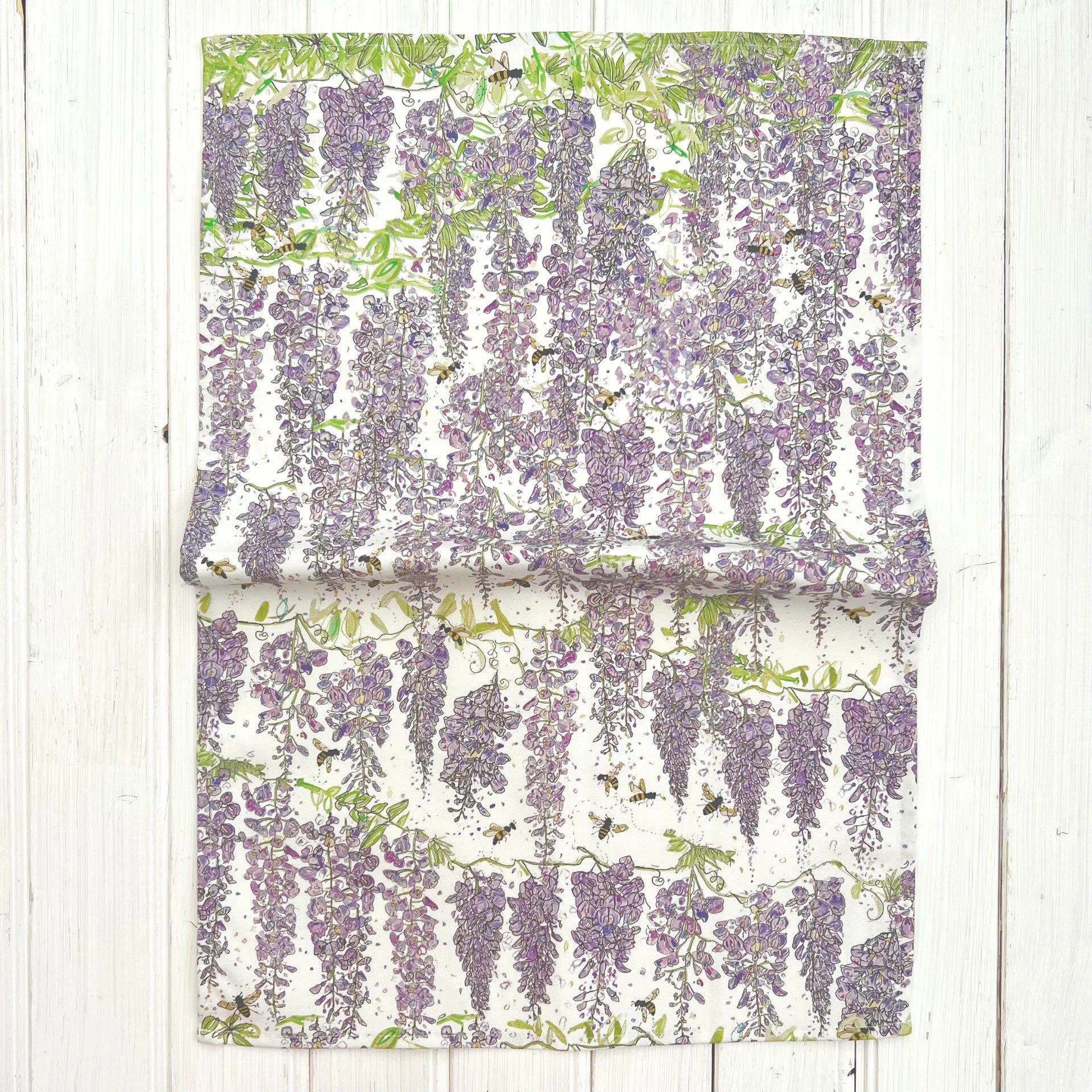 Wisteria Organic Cotton Tea Towel
