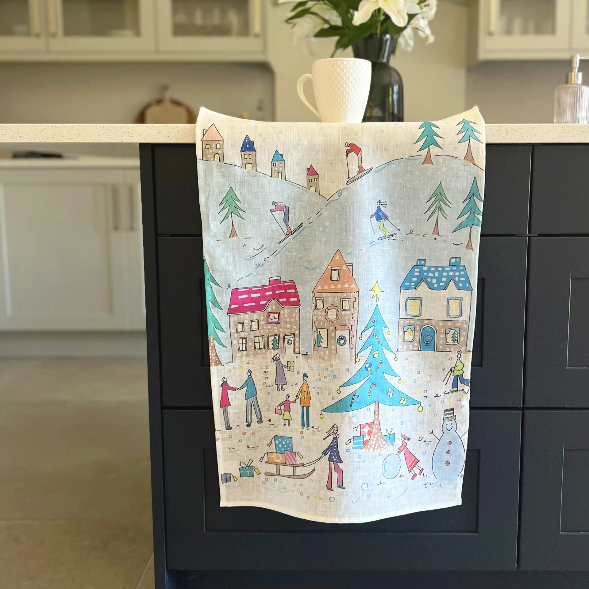 christmas village tea towel4.jpg