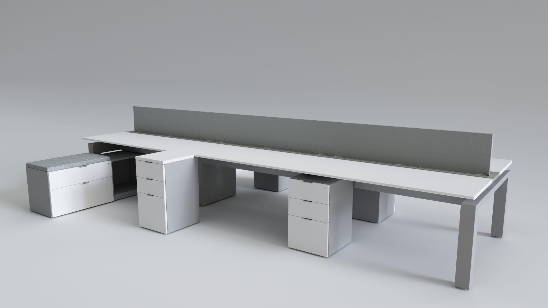 FORm_office Fixed Height Benching / Trading Desks