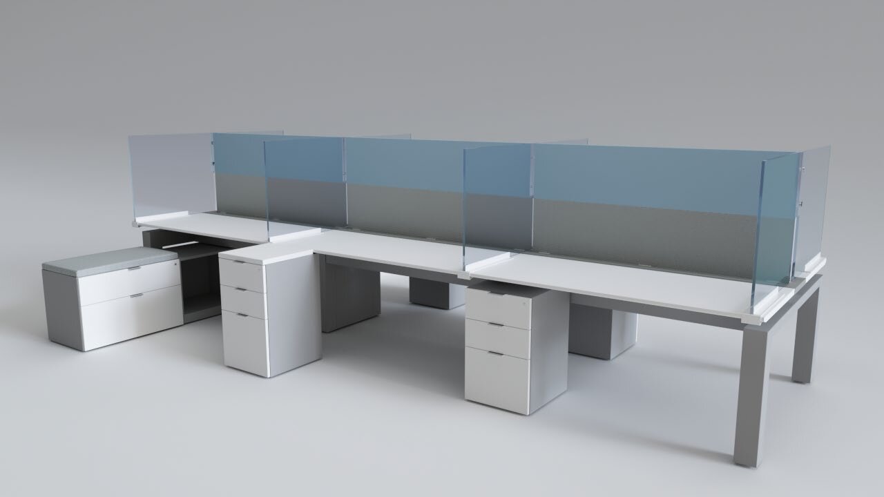 FORm_office Fixed Height Benching / Trading Desks