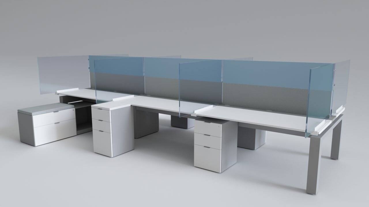 FORm_office Fixed Height Benching / Trading Desks