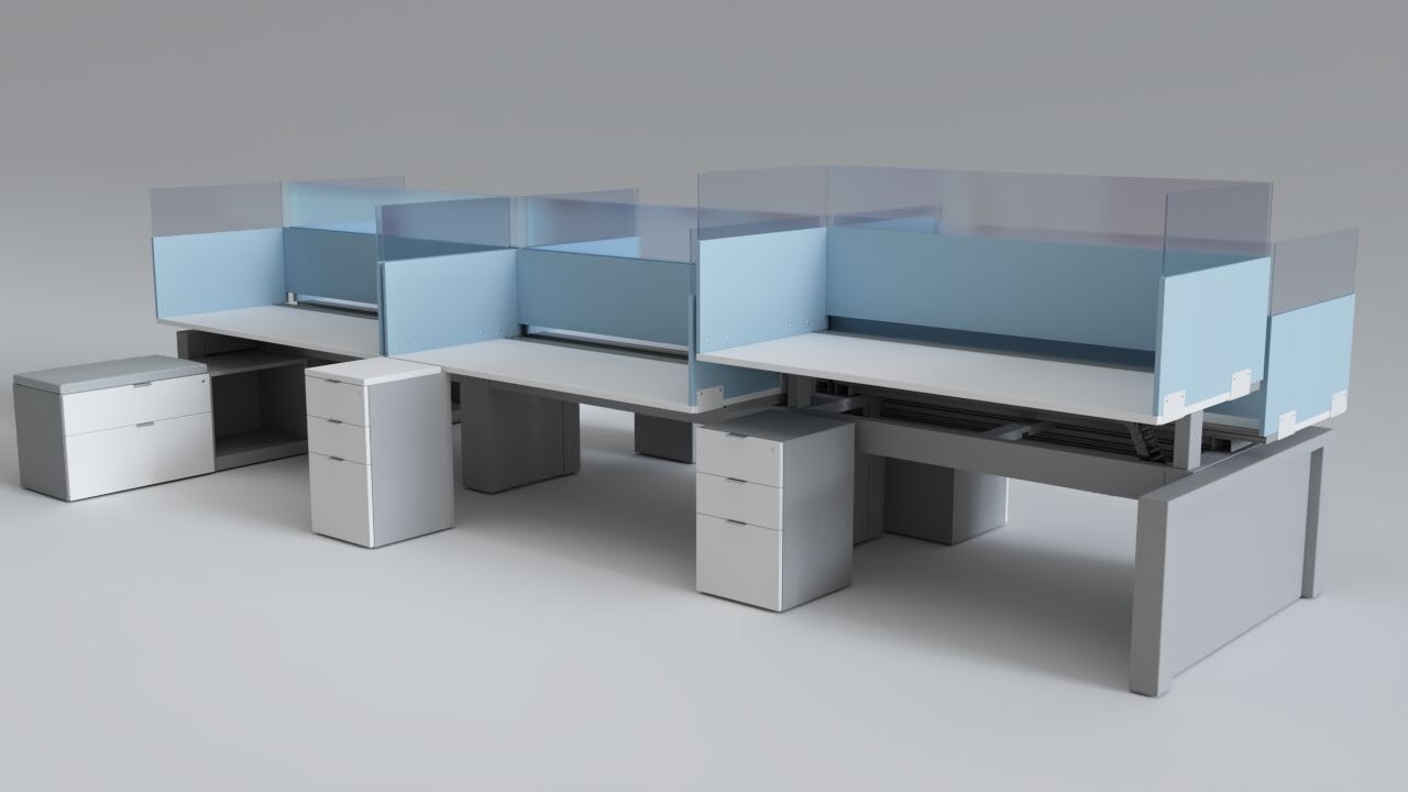 FORm_office Sit-Stand Benching / Trading Desks