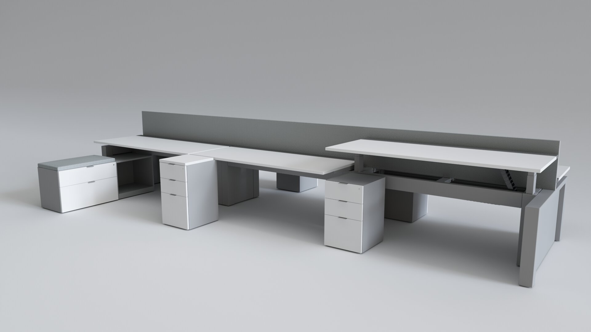 FORm_office Sit-Stand Benching / Trading Desks