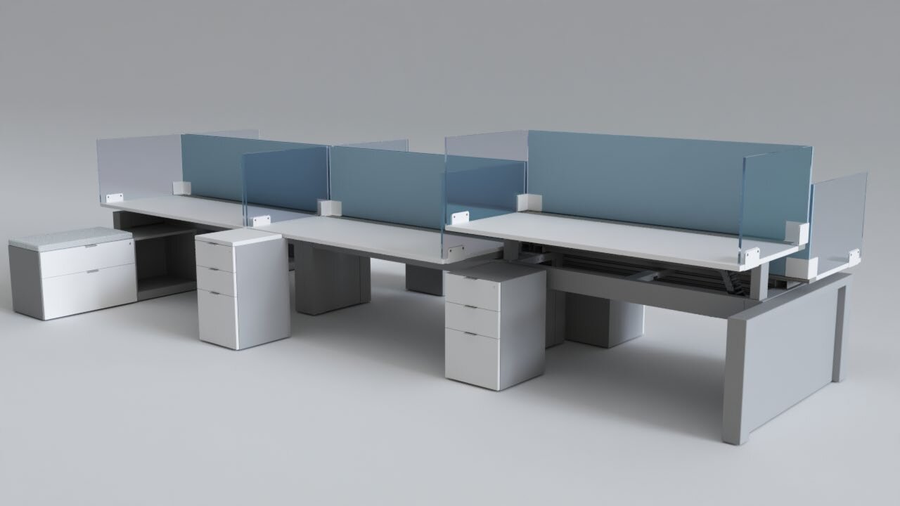 FORm_office Sit-Stand Benching  / Trading Desks