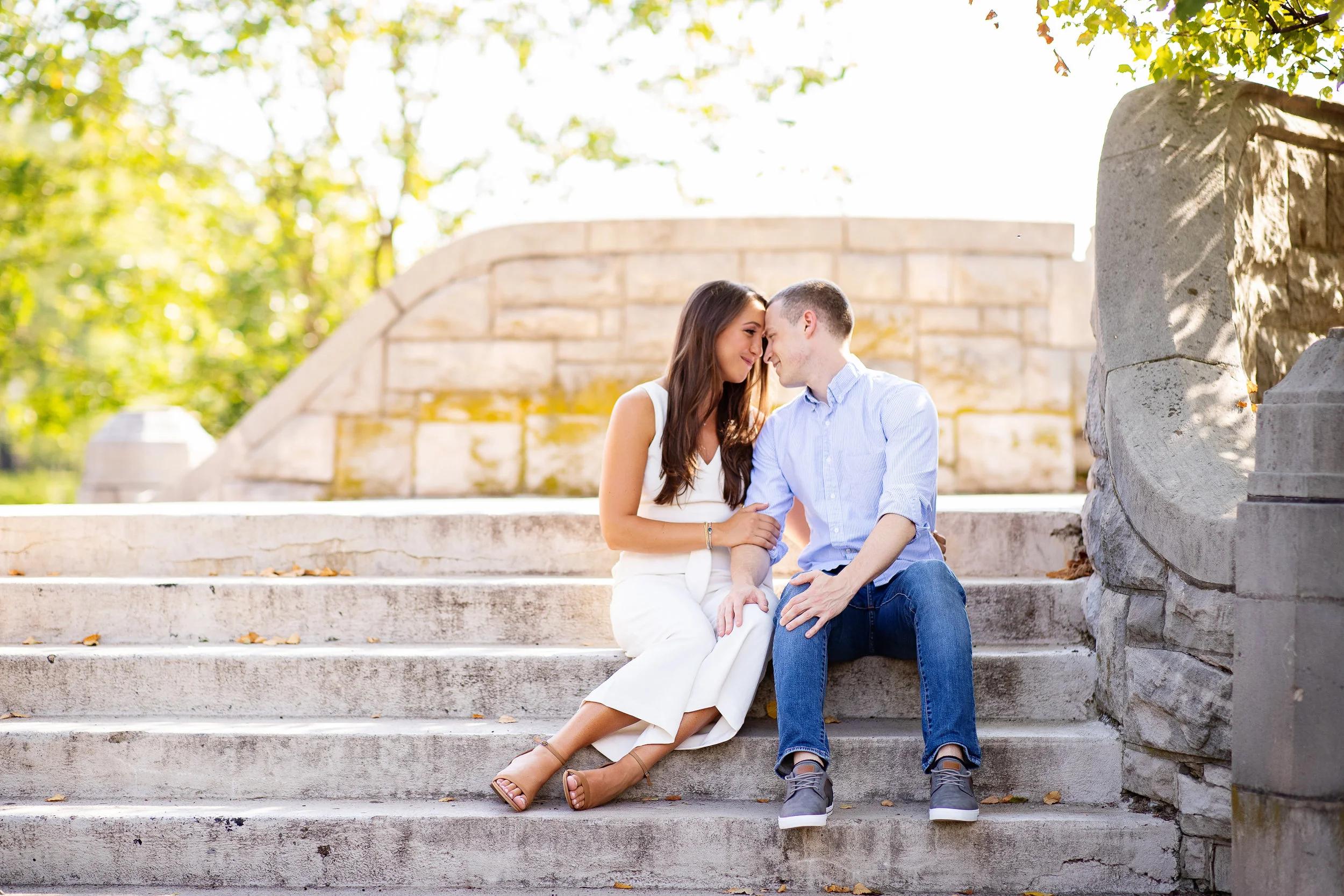 Erica &amp; Jason's Engagement Session at Verona Park, NJ - by John Bacolo, Gabelli Studio