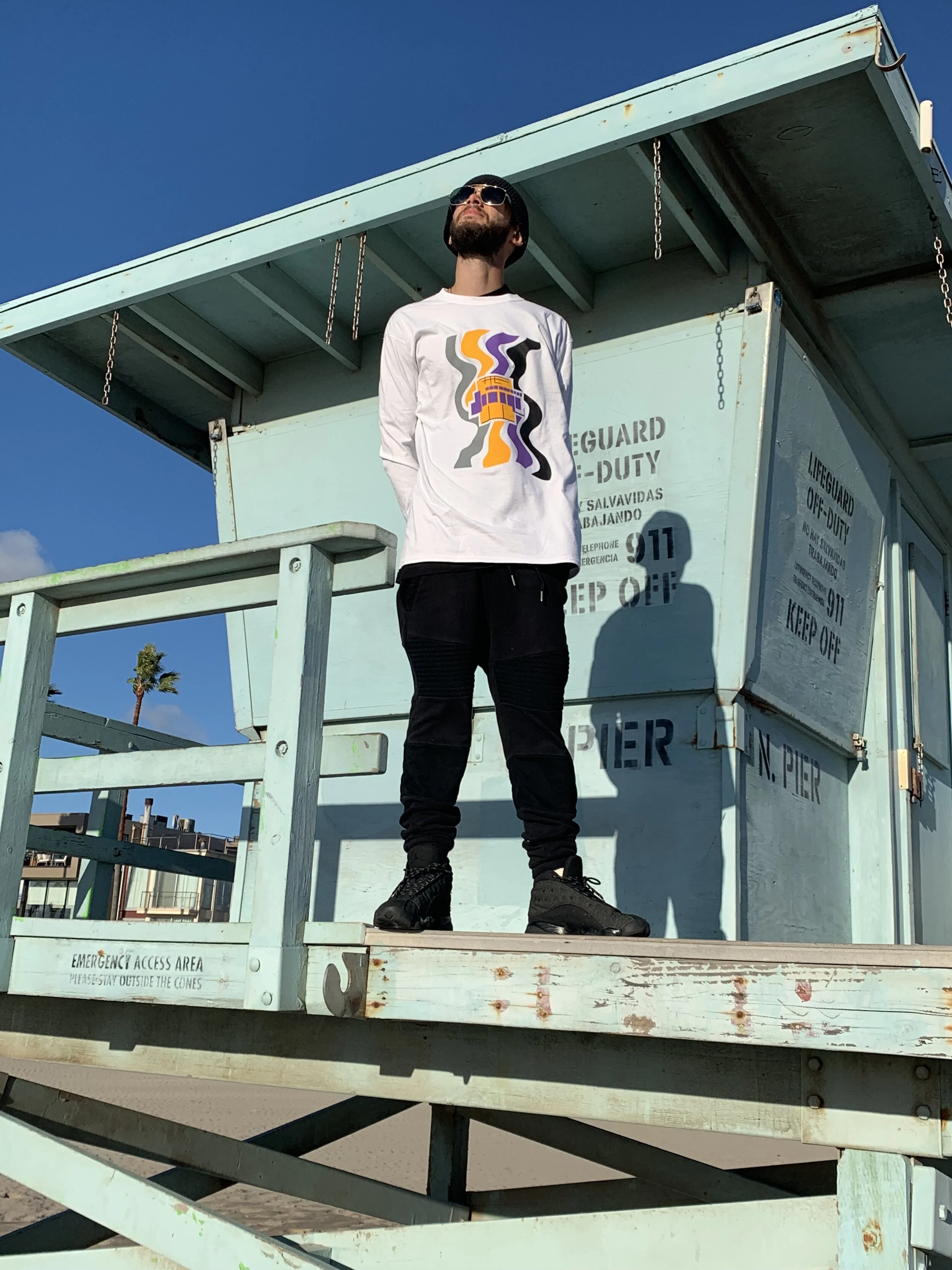 Lake Show Abstract Long Sleeve