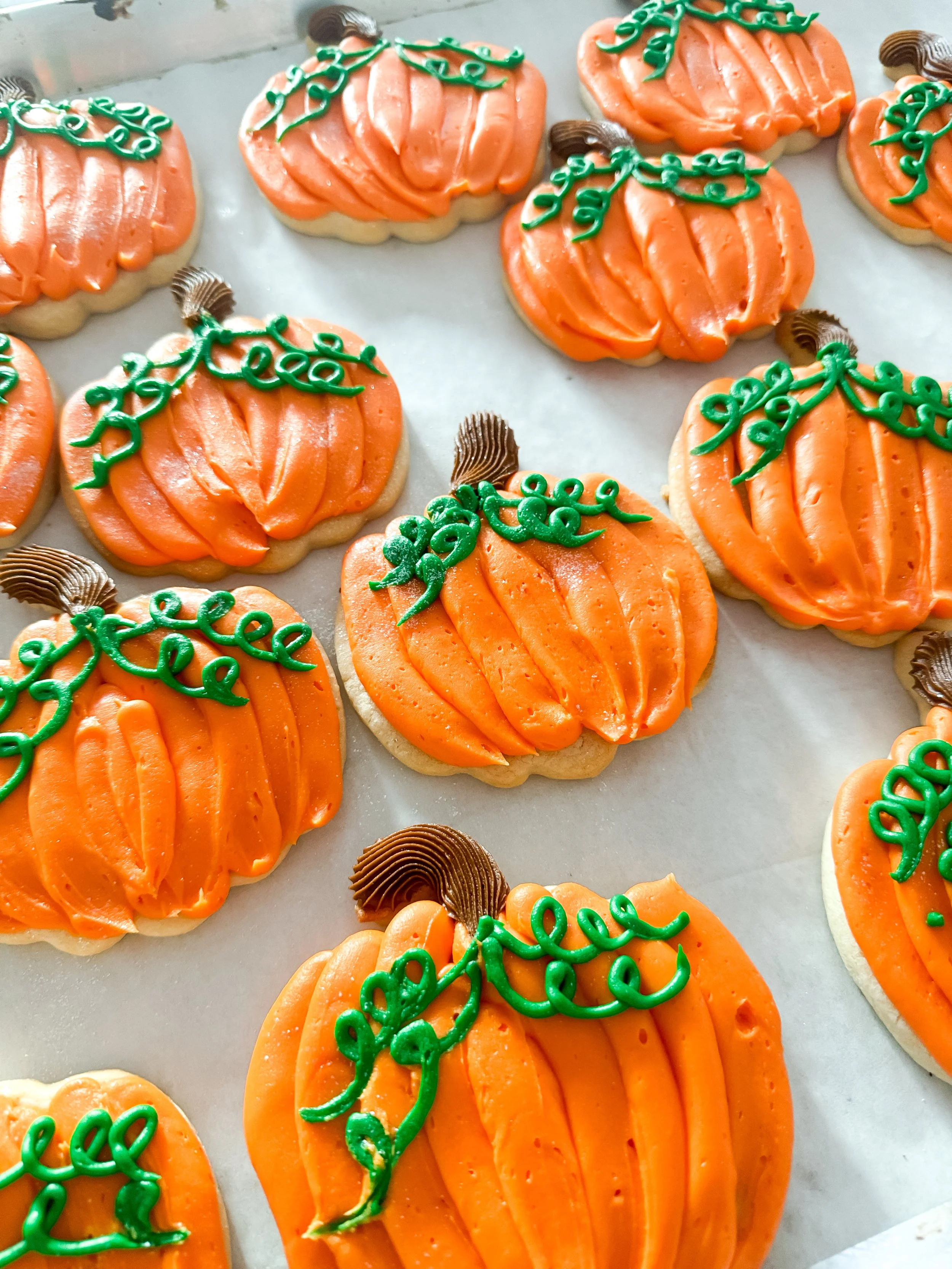 Pumpkin Buttercream Sugar Cookies
