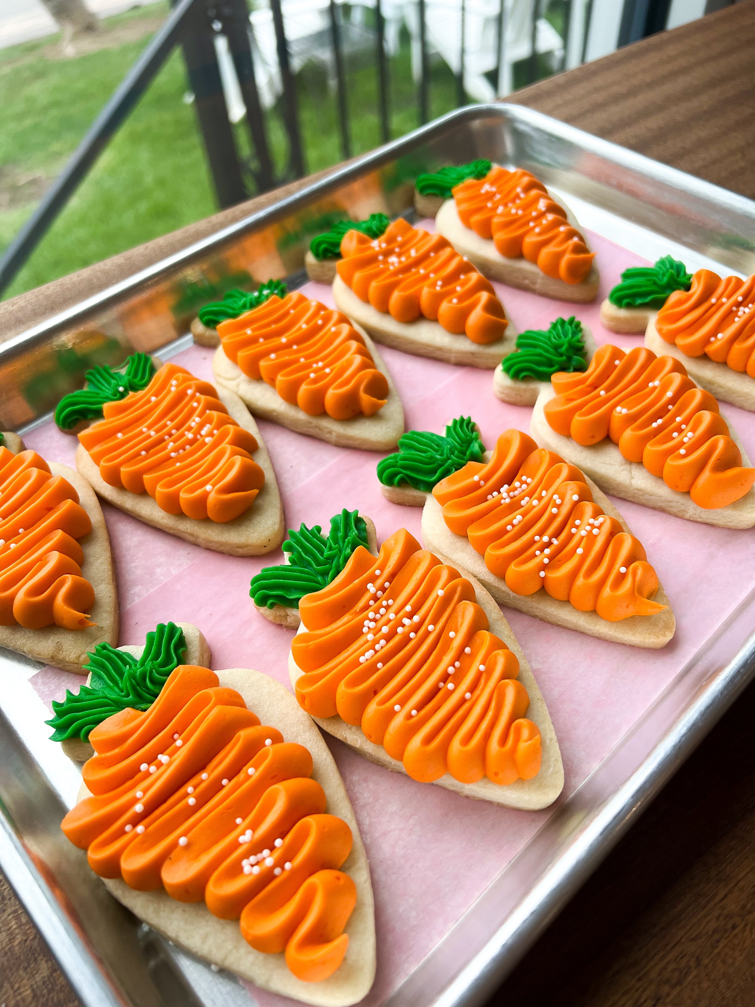 Carrot Buttercream Sugar Cookies