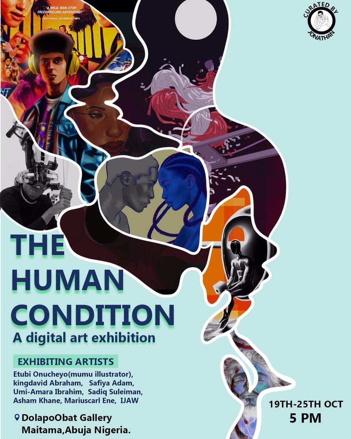 This stunning collection of paintings and mixed media works explores the themes of the human condition.

The Human Condition show is on display at the Dolapo Obat Gallery on the 19th - 25th of October. Admission is free.

 #artshow #art #painting #sc
