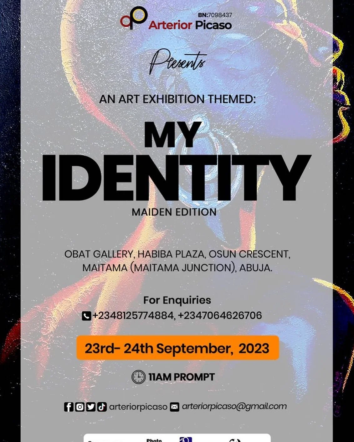 Currently going down in Maitama right now, if you&rsquo;re in Abuja, Pull up.

#artexhibition #art #africanartist