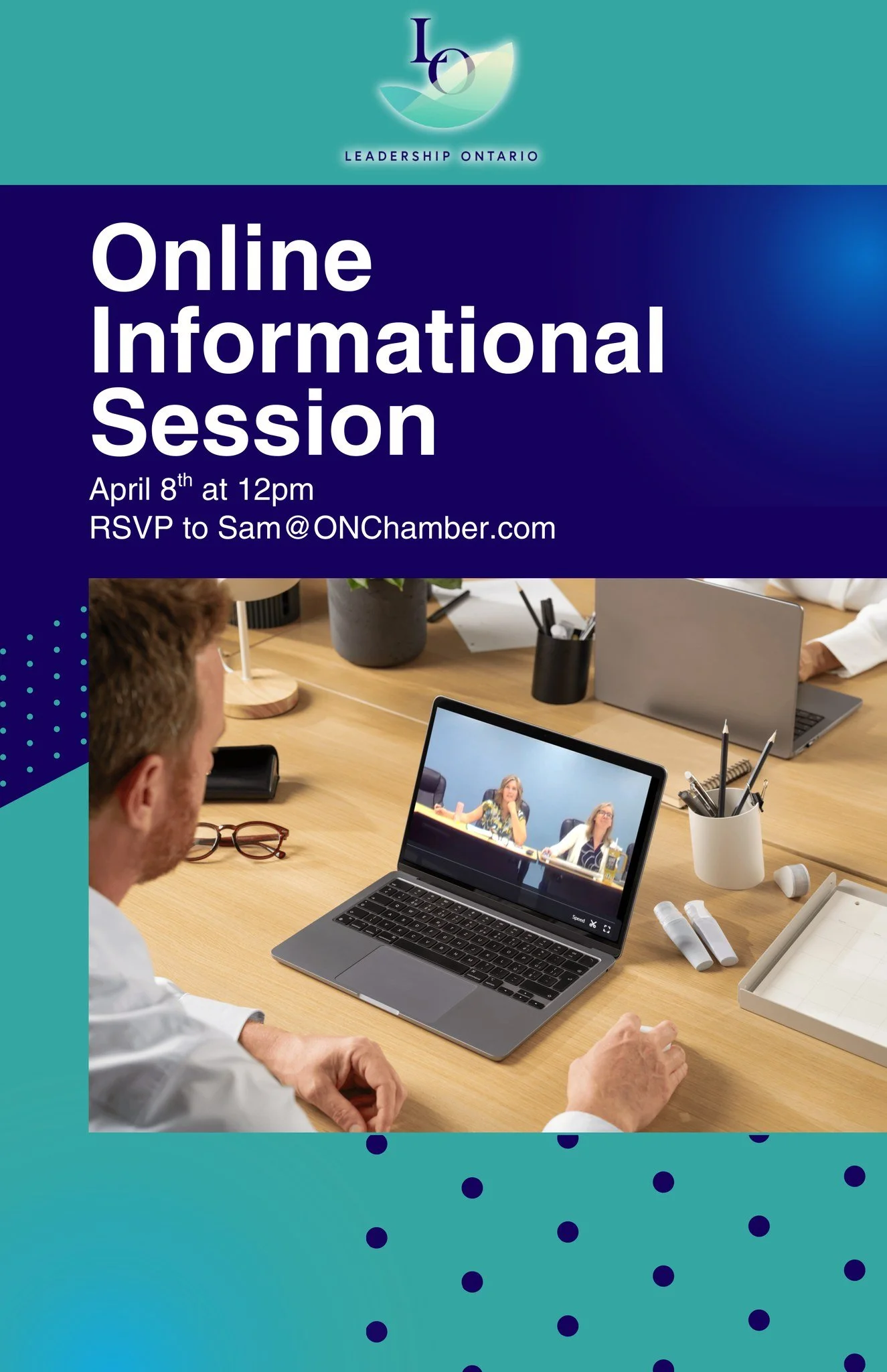 Curious about Leadership Ontario? Join our online info session to learn more about Cohort 5 and hear from our alumni!

📅 Wednesday, April 8th | 12:00 PM (Zoom)

RSVP: Email Sam at sam@onchamber.com for the link

#LeadershipOntario #Cohort5 #OntarioC