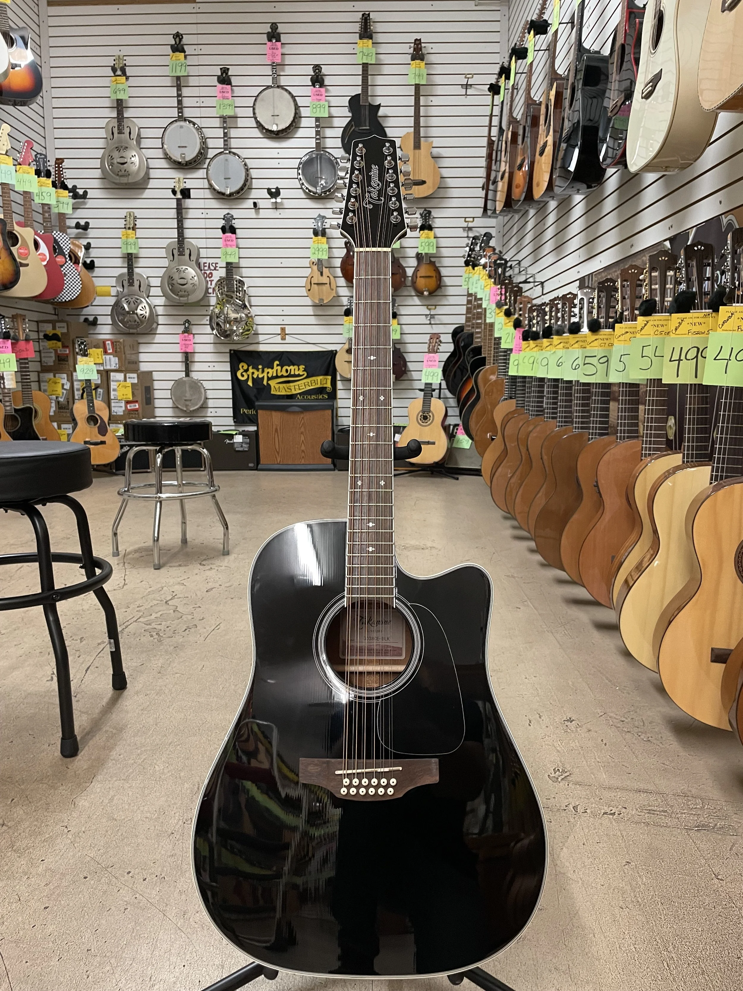 2025 Takamine GD38ce Black