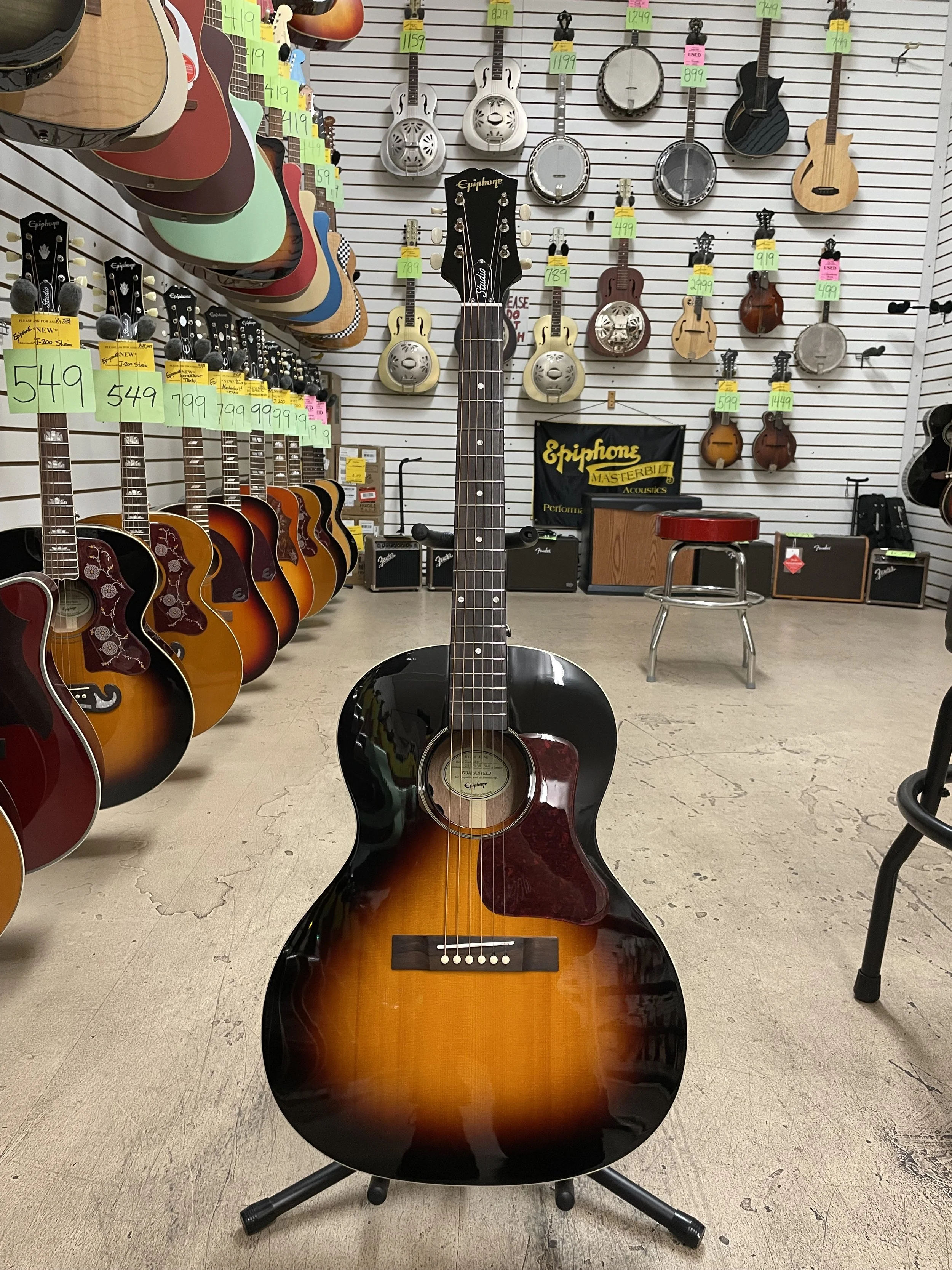 2025 Epiphone Blues King Studio Vintage Sunburst