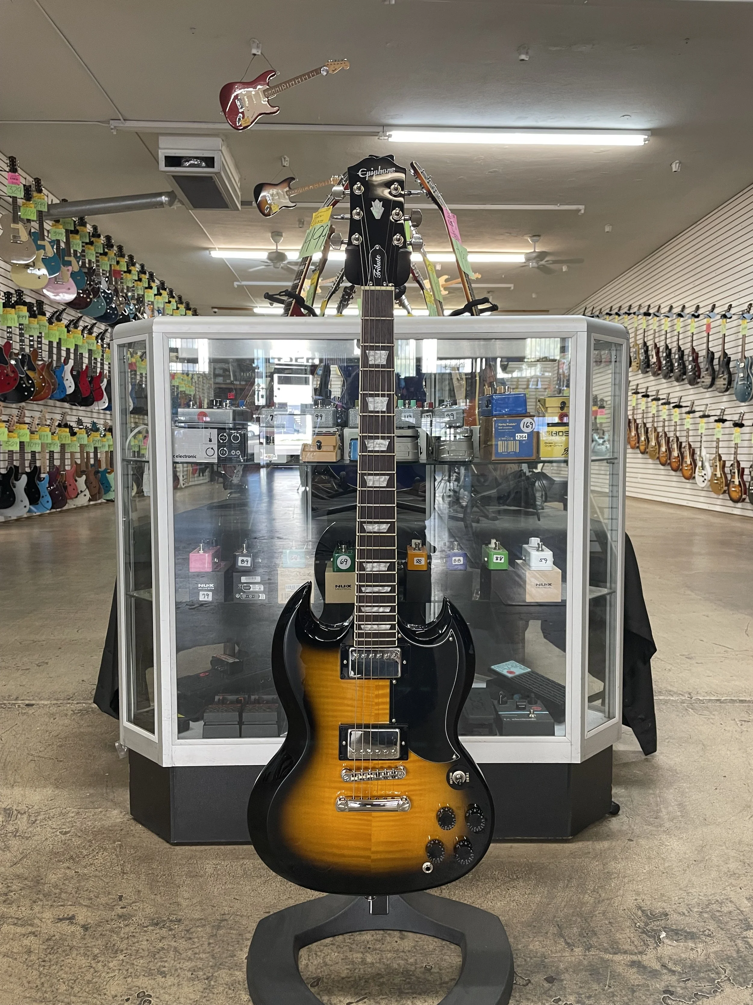 2025 Epiphone SG Tribute Vintage Sunburst