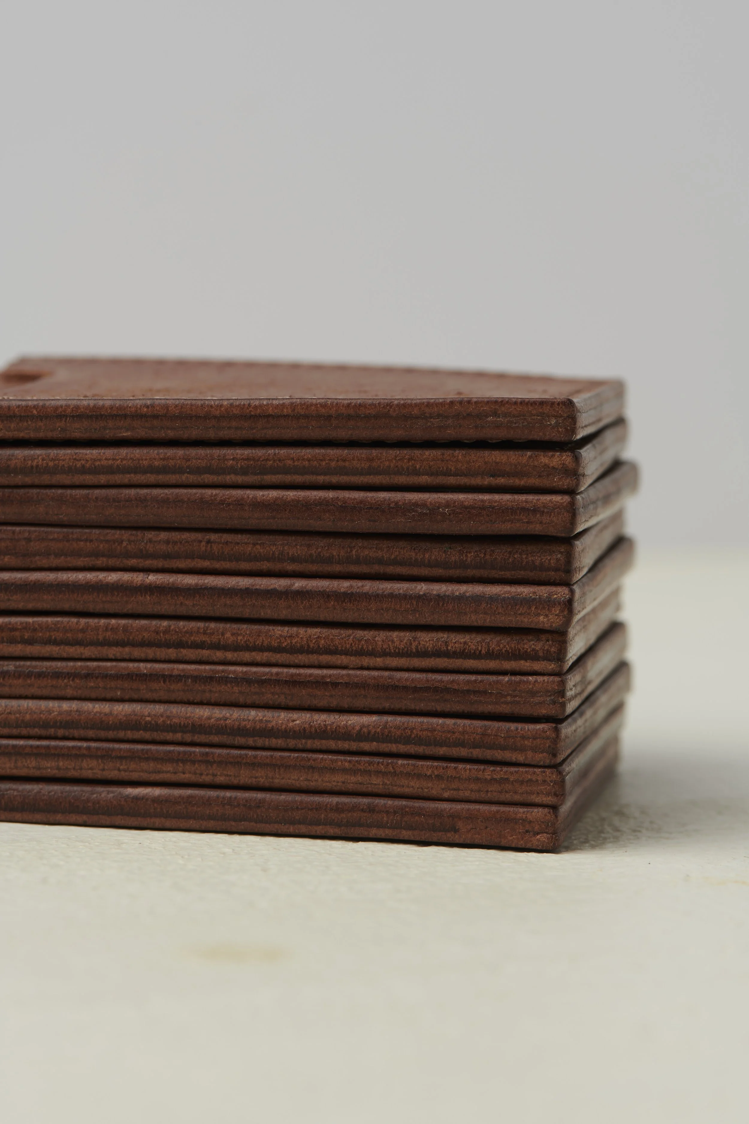 money clip card holders stacked up
