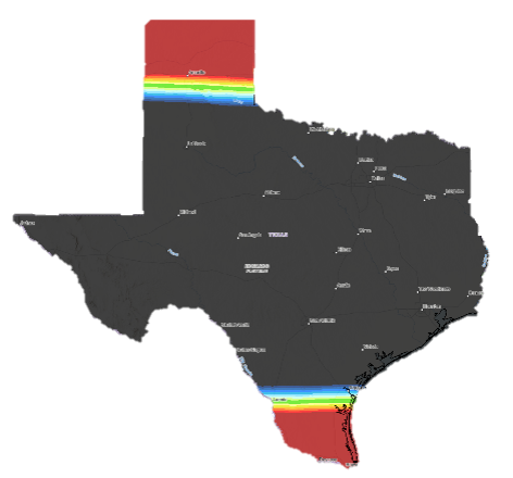 SPCS2022 Texas Statewide Zone Layer