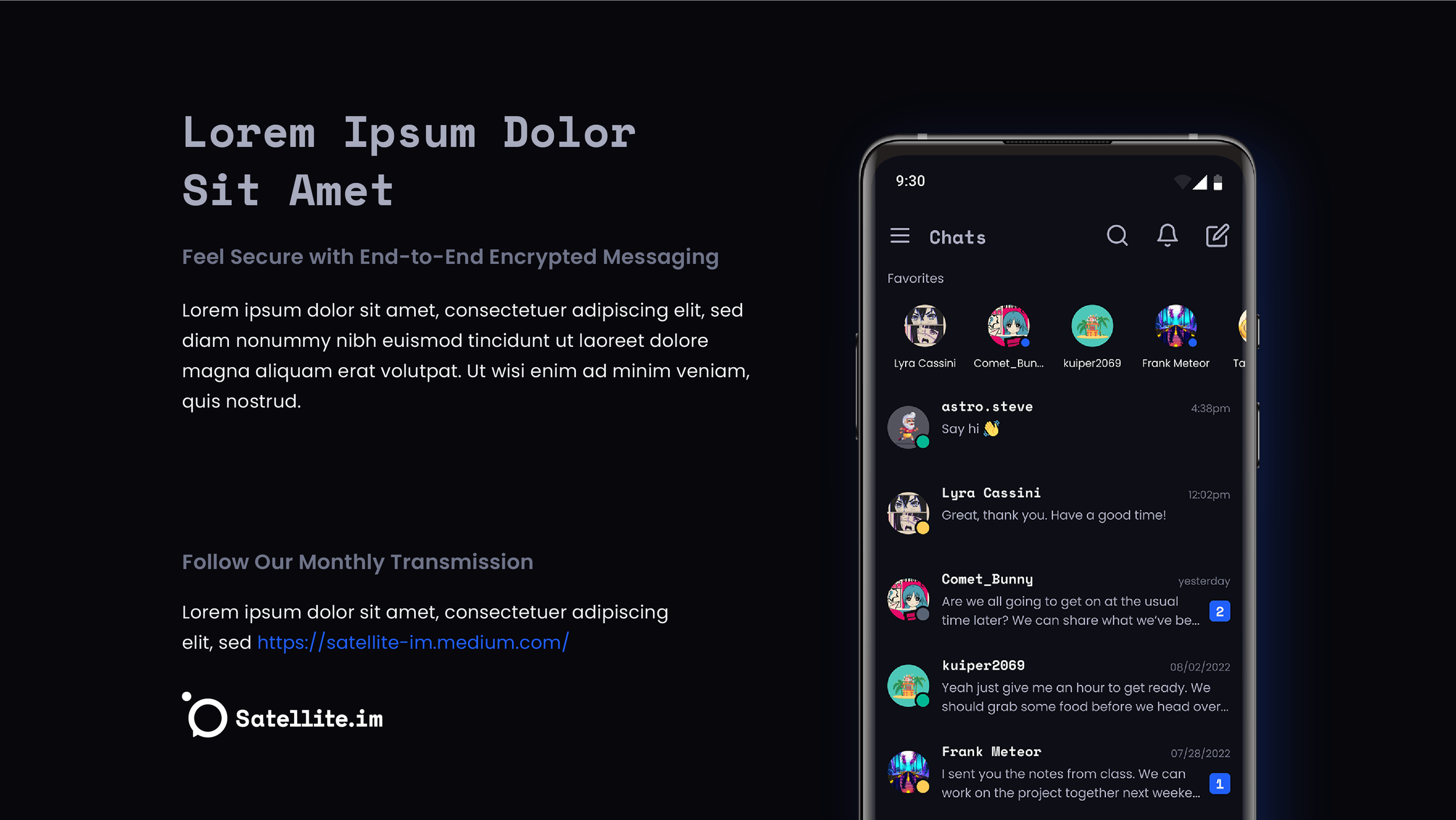Ad Concept for Secure e2e Encrypted Messaging