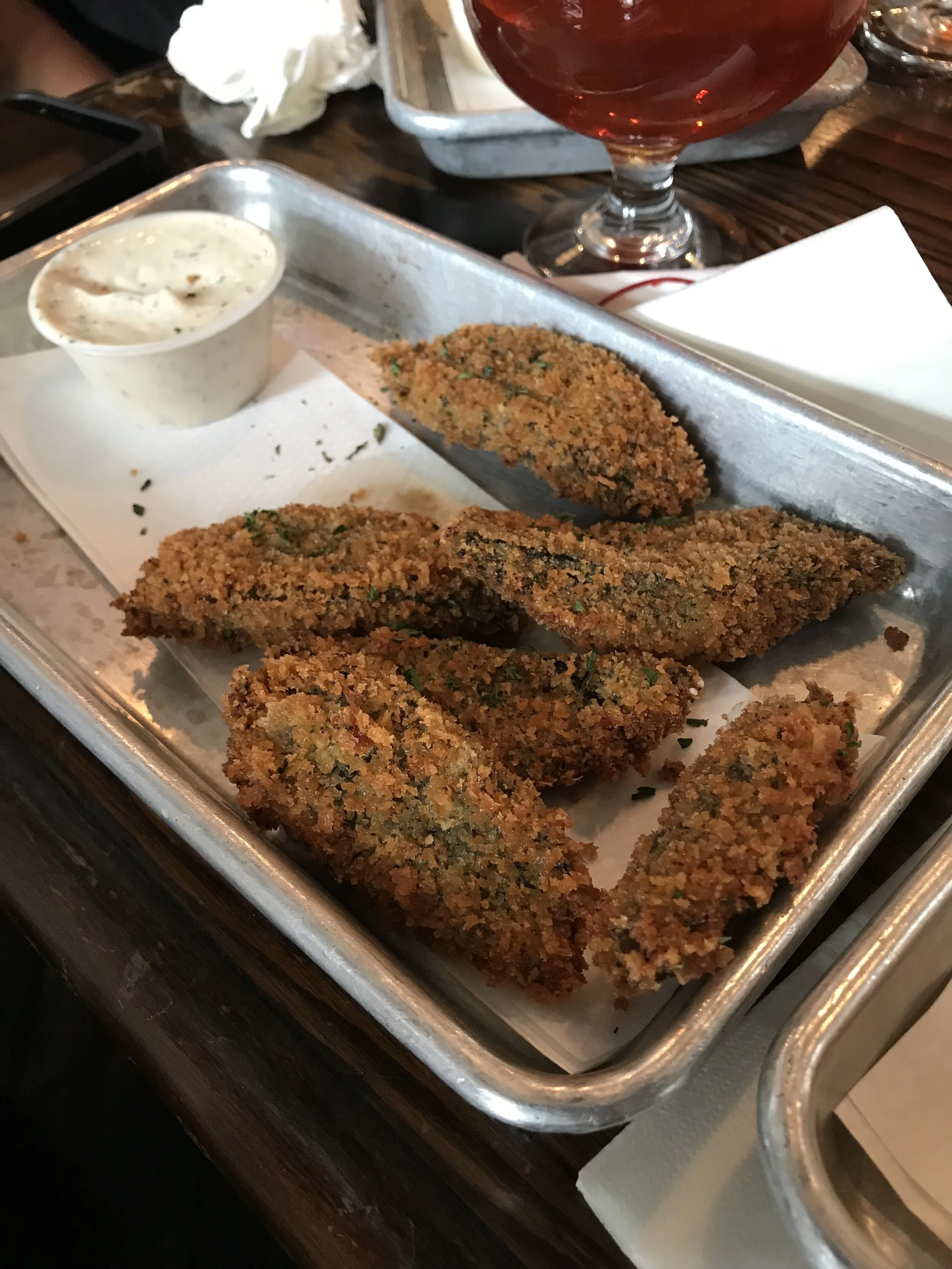 Scrumptious Portobello Mushroom Fries at Pirate’s Republic