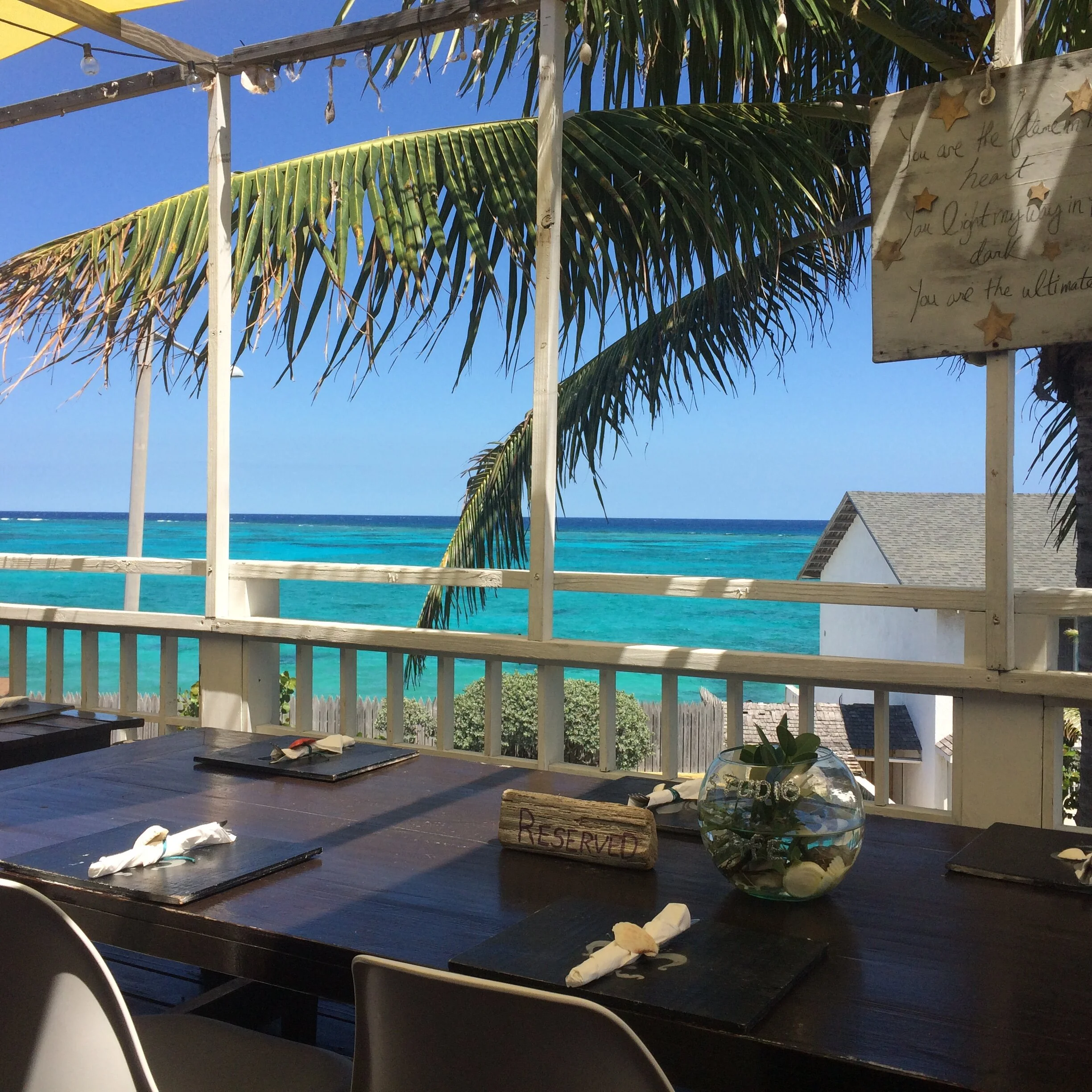 Studio Cafe (across the street from Compass Point) Nassau, Bahamas