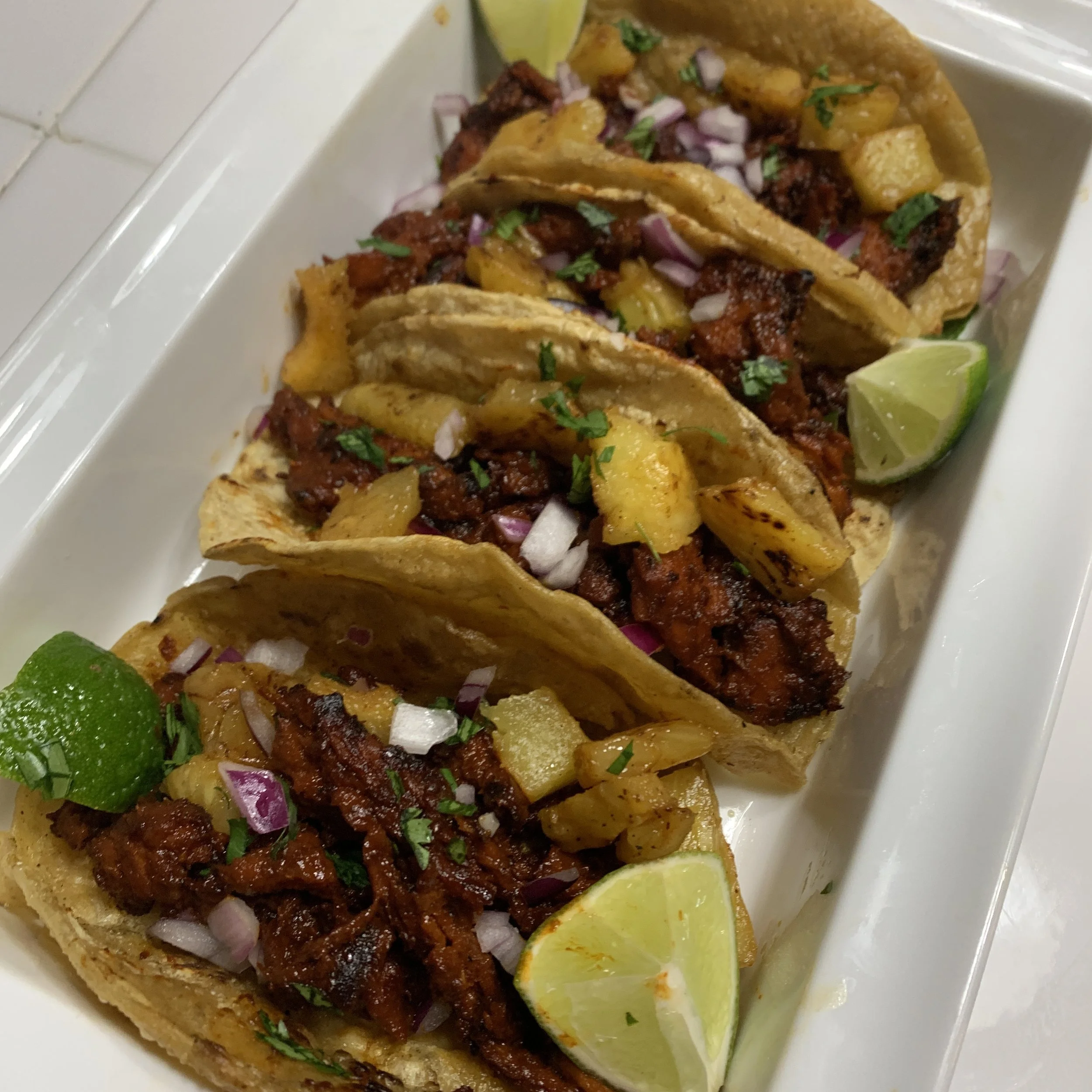 Seitan Tacos Al Pastor — Dragged Through The Garden