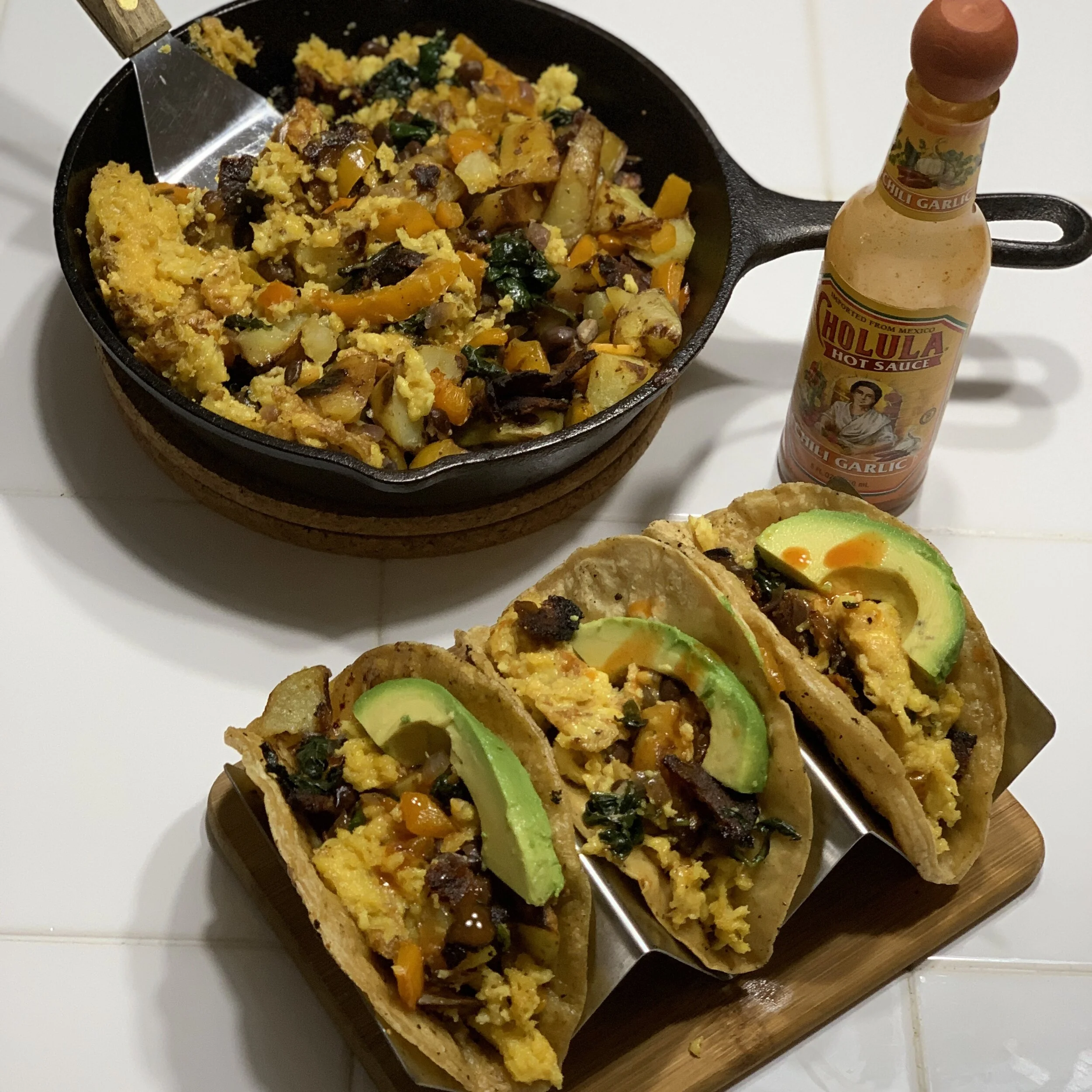 Cast Iron Breakfast Tacos — Dragged Through The Garden