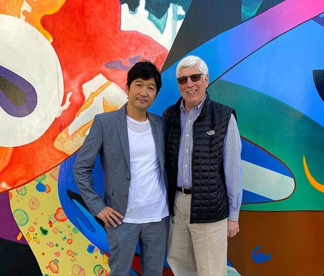 Yesterday, we celebrated the fruits of collaboration and creativity with the dedication of this world-class mural by @tomokazumatsuyama.

A very special thanks to Barbara Lazaroff of @spagobh, the Arts and Culture Commission, @NextBeverlyHills, Todd 