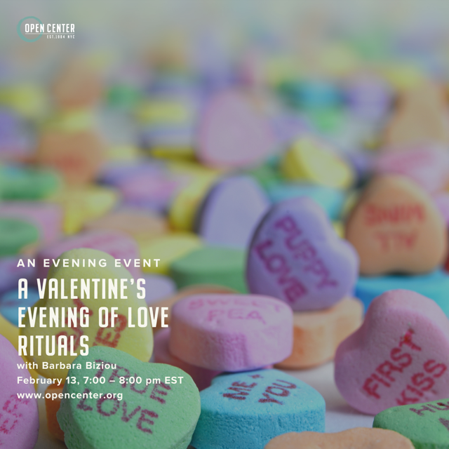 A Valentine's Evening of Love Rituals 💕 New York Open Center