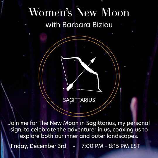 Women's New Moon in Sagittarius / Solar Eclips