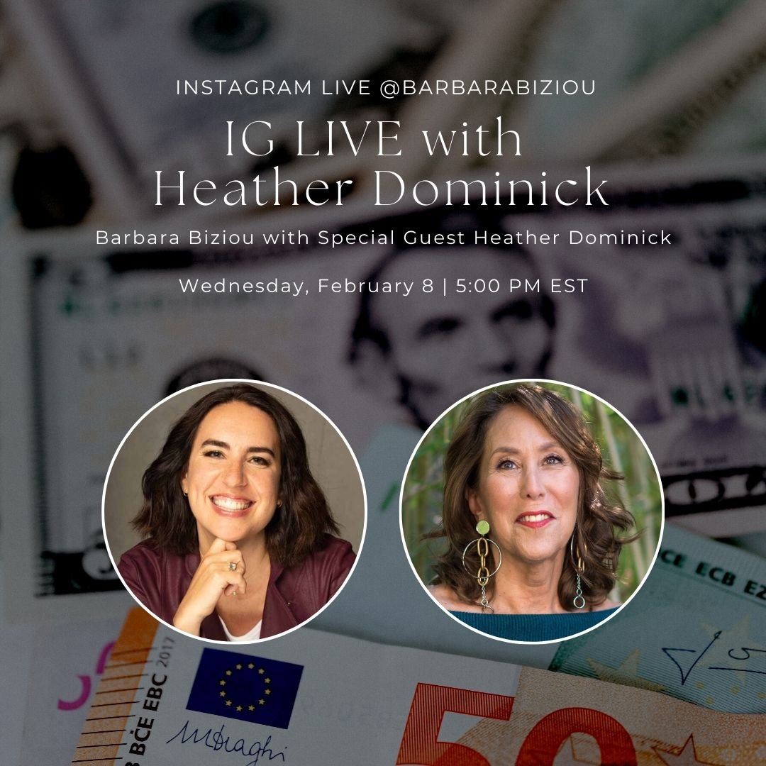 IG LIVE With a Special Guest Heather Dominick