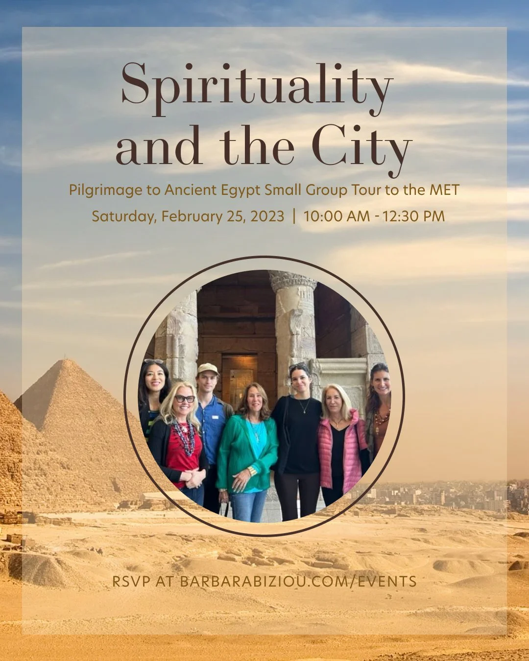 Spirituality and the City: Pilgrimage to Ancient Egypt - Small Group Tour to the Met