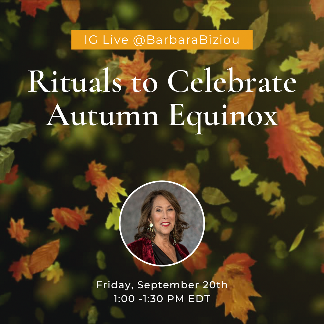IG Live with Barbra: Rituals to Celebrate the Autumn Equinox