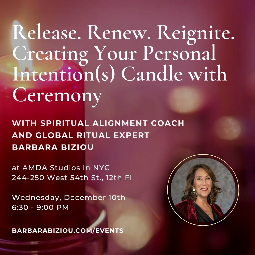 Release. Renew. Reignite. Creating Your Personal Intention(s) Candle with Ceremony
