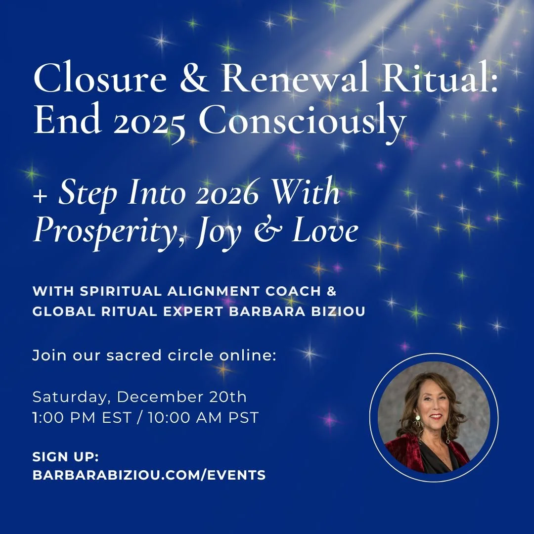 Closure & Renewal Ritual: End 2025 Consciously + Step Into 2026 With Prosperity, Joy & Love