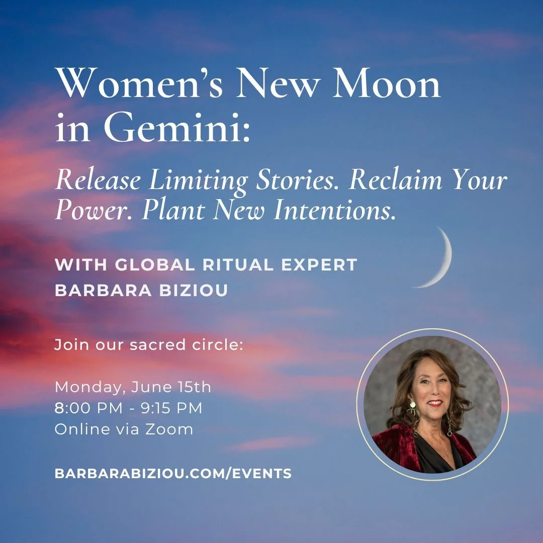 Gemini New Moon — Live Zoom Workshop &amp; Ceremony June 15th  | 8:00–9:15 PM EST 