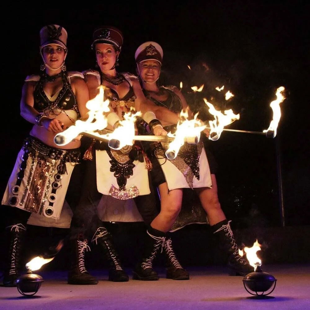 Costumed Fire Dance Team - Chicago