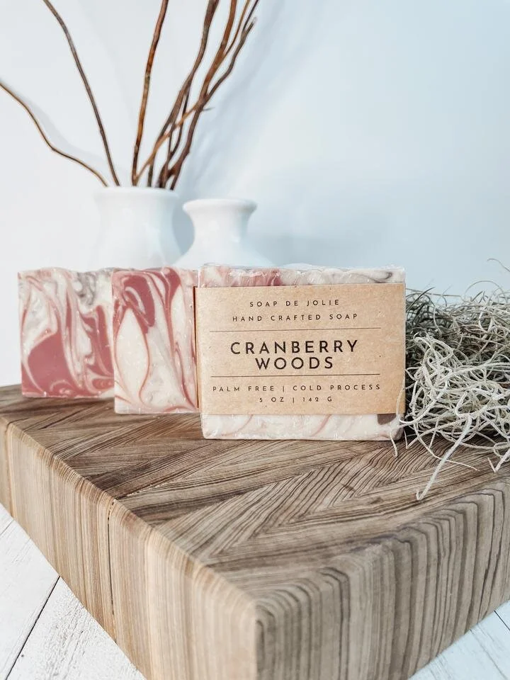 SOAP DE JOLIE - CRANBERRY WOODS COLD PROCESS SOAP